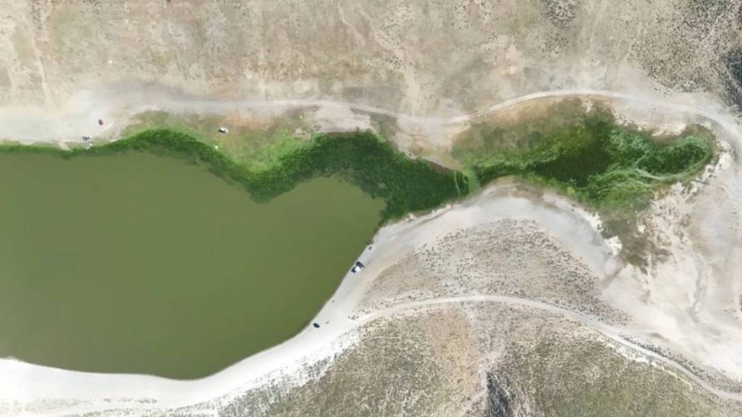 Nemrut'un simgesi susuz kaldı: Kalp Gölü şeklini kaybediyor 4